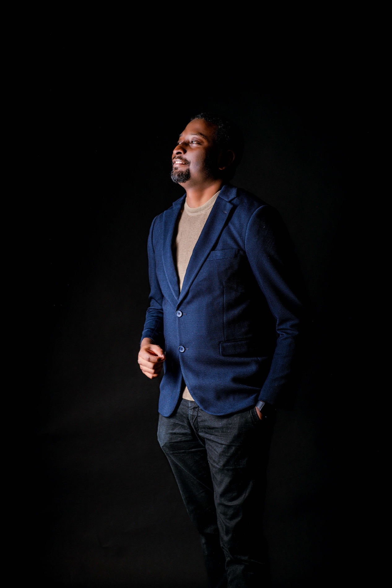 DJ Gatien bei einem Fotoshooting